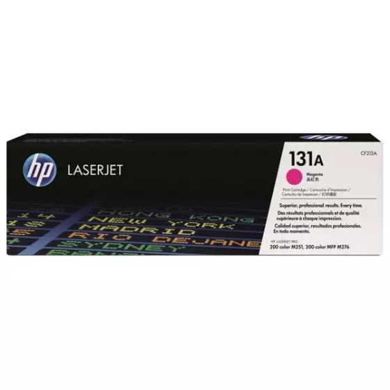 Toner HP 131A (CF213A) magenta de 1800 pages - cartouche laser de marque HP