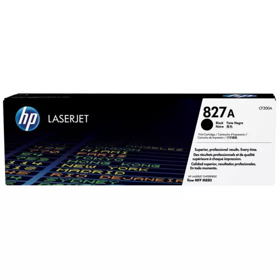 Toner HP 827A (CF300A) noir de 29500 pages - cartouche laser de marque HP