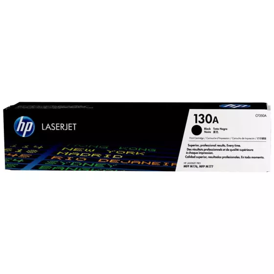 Toner HP 130A (CF350A) noir de 1300 pages - cartouche laser de marque HP