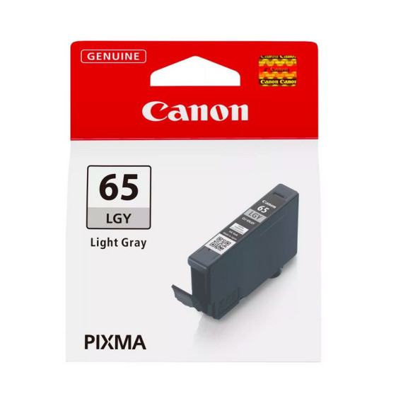 Canon CLI-65LGY gris clair - Cartouche d'encre de marque Canon 4222C001 photo grise (12,6ml)