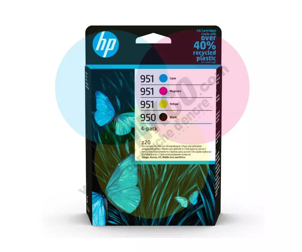 HP 950XL HP 951XL cartouches d'encre compatibles - Lot de 4 pas cher