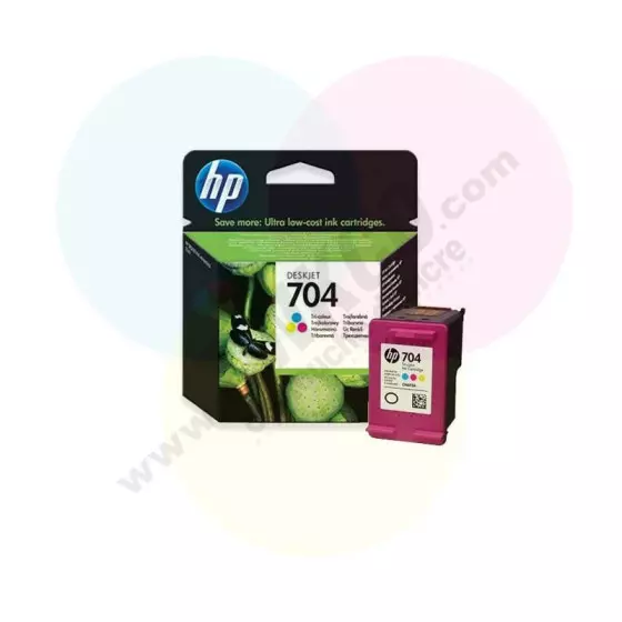 Cartouche HP 704 / CN693AE (CN693AE) couleur - cartouche d'encre de marque HP