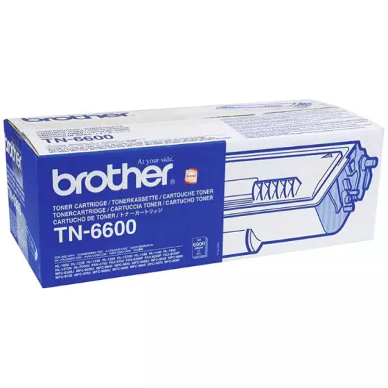 Toner BROTHER TN6600 (TN-6600) noir de 6000 pages - cartouche laser de marque BROTHER