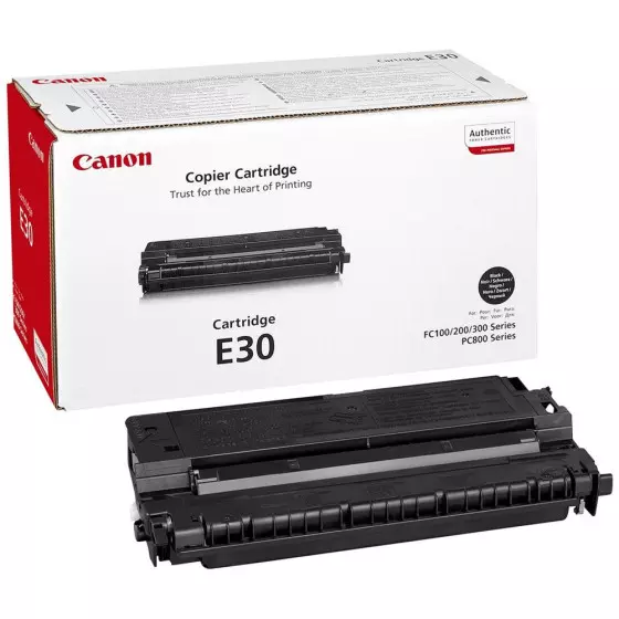 Toner CANON E30 (1491A003) noir de 4000 pages - cartouche laser de marque CANON