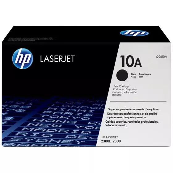 Q2610A / 10A - Toner de marque HP Q2610A noir (capacité simple)