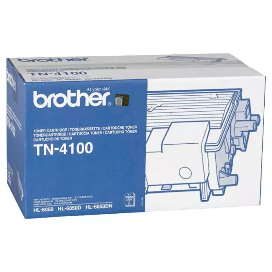 Toner BROTHER TN4100 (TN-4100) noir de 7500 pages - cartouche laser de marque BROTHER