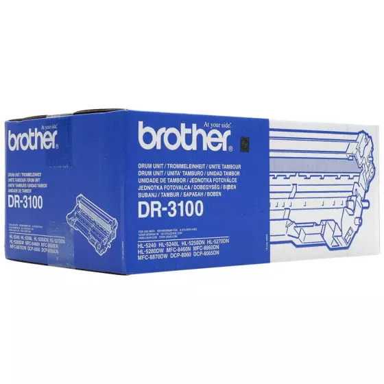 Brother DR 3100 - Tambour laser de marque Brother DR-3100 noir