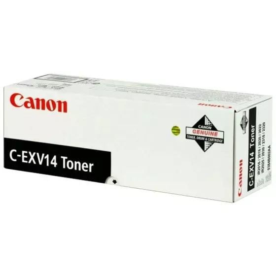 Toner CANON C-EXV 14 (0384B006) noir de 8300 pages - cartouche laser de marque CANON