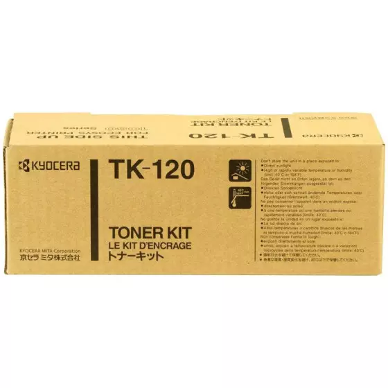 Toner KYOCERA TK-120 (1T02G60DE0) noir de 7200 pages - cartouche laser de marque KYOCERA