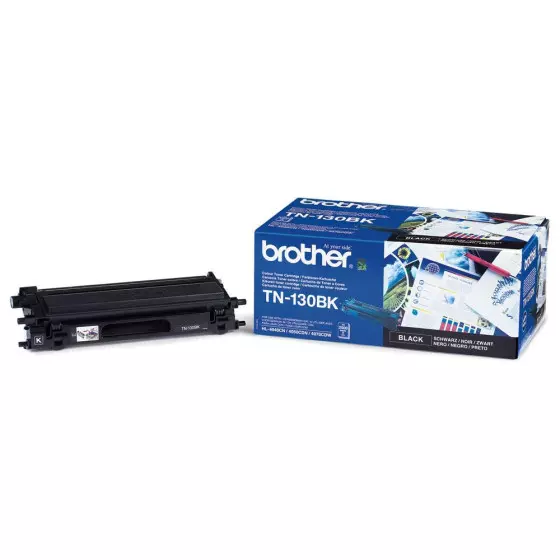 Toner BROTHER TN130BK (TN-130BK) noir de 2500 pages - cartouche laser de marque BROTHER