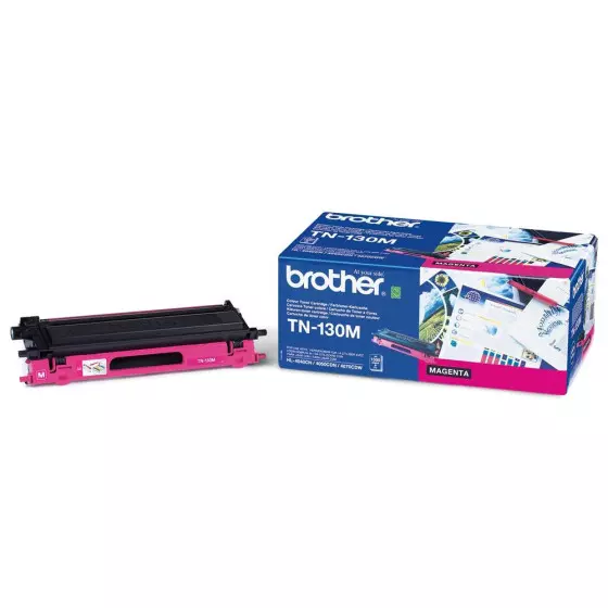 Toner BROTHER TN130M (TN-130M) magenta de 1500 pages - cartouche laser de marque BROTHER