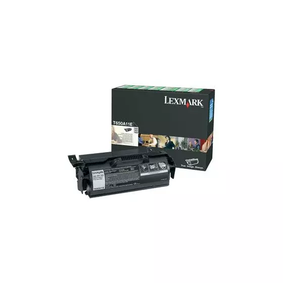 Toner LEXMARK T650 (0T650A11E) noir de 7000 pages - cartouche laser de marque LEXMARK