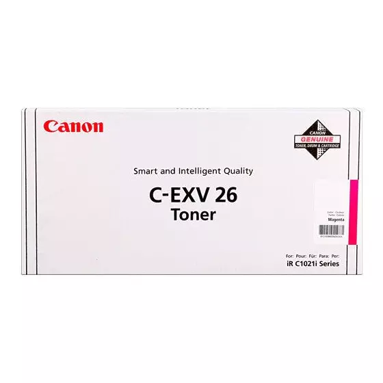 Toner CANON C-EXV 26 (1658B006) magenta de 6000 pages - cartouche laser de marque CANON