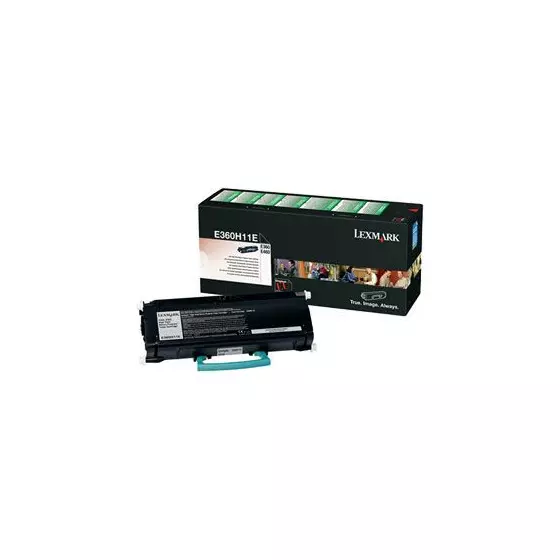 Toner LEXMARK E360H (0E360H11E) noir de 9000 pages - cartouche laser de marque LEXMARK