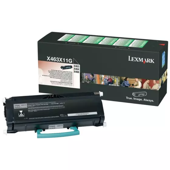 Toner LEXMARK X463X (X463X11G) noir de 15000 pages - cartouche laser de marque LEXMARK