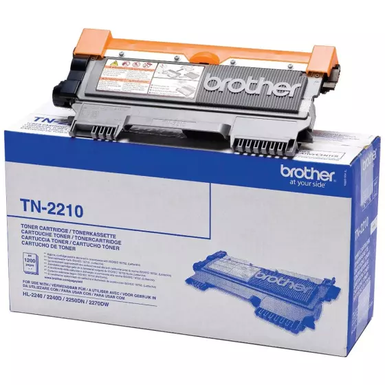 Toner BROTHER TN2210 (TN-2210) noir de 1200 pages - cartouche laser de marque BROTHER