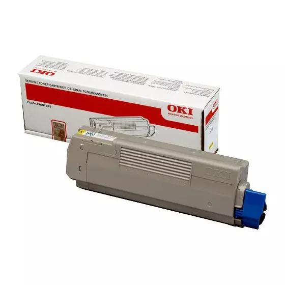 Toner OKI C610 (44315305) jaune de 6000 pages - cartouche laser de marque OKI