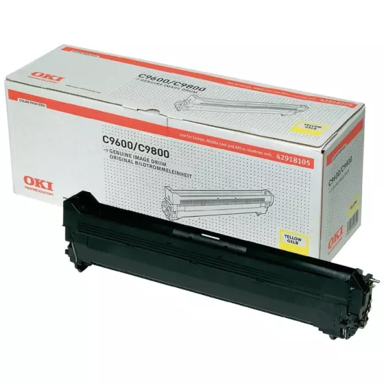 OKI C9600 / C9800 - Tambour laser de marque OKI 42918105 jaune