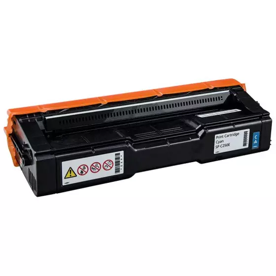 Toner de marque Ricoh 407544 cyan pour imprimante Ricoh SP C250