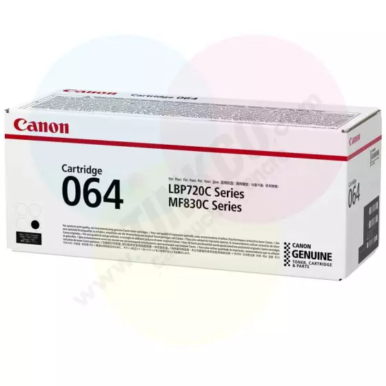 Toner CANON 064BK (4937C00) noir de 6000 pages - cartouche laser de marque CANON