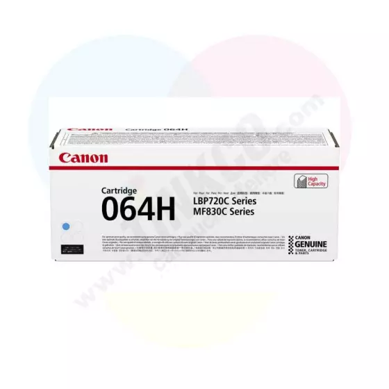 Toner CANON 064HC (4936C001) cyan de 10400 pages - cartouche laser de marque CANON
