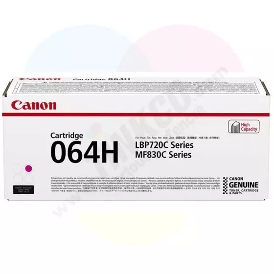 Toner CANON 064HM (4934C001) magenta de 10400 pages - cartouche laser de marque CANON