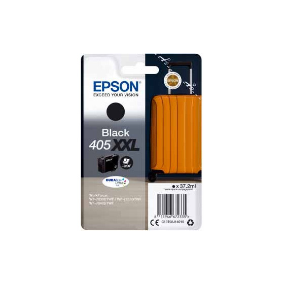 Epson 405XXL noire. Cartouche d'encre de marque Epson Valise 37,2ml