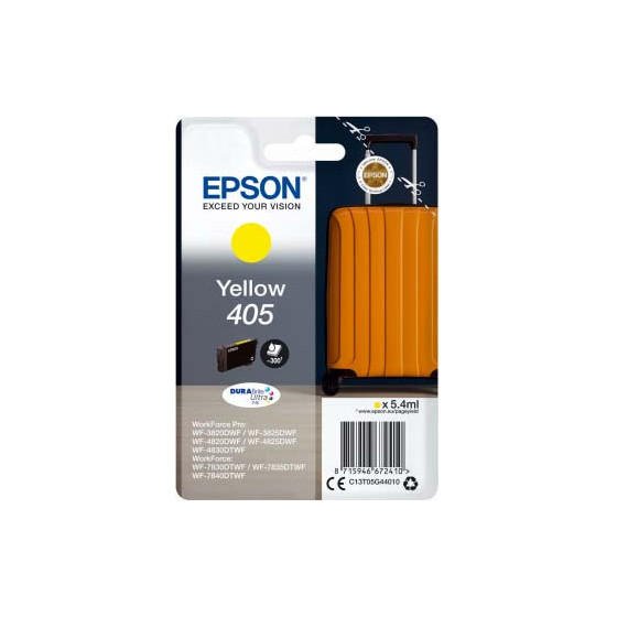 Epson 405 jaune. Cartouche d'encre de marque Epson Valise 5,4ml