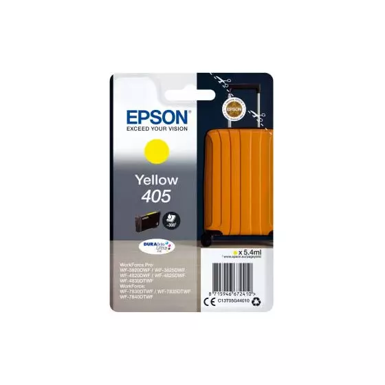 Cartouche EPSON 405 Valise (C13T05G44010) jaune - cartouche d'encre de marque EPSON