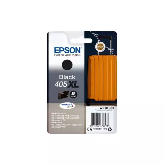Cartouche EPSON 405XL Valise (C13T05H14010) noir - cartouche d'encre de marque EPSON