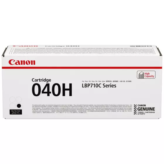 Toner laser de marque Canon 040H / 0461C001 noir - 12500 pages