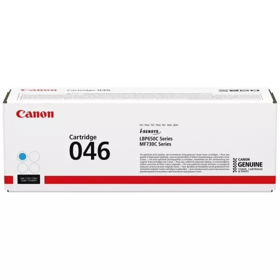 Toner laser de marque Canon 046 / 1249C002 cyan - 2300 pages