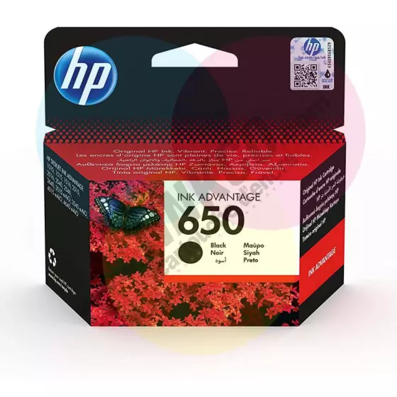 Cartouche HP 650 / CZ101AE (CZ101AE) noir - cartouche d'encre de marque HP