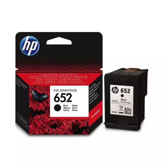 Cartouche HP 652 / F6V25AE (F6V25AE) noir - cartouche d'encre de marque HP