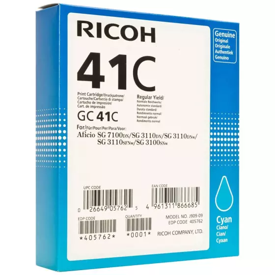Ricoh GC-41C - Cartouche...