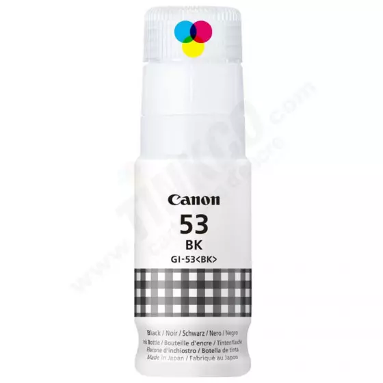 Cartouche CANON GI-53BK (GI53BK) noir - cartouche d'encre de marque CANON