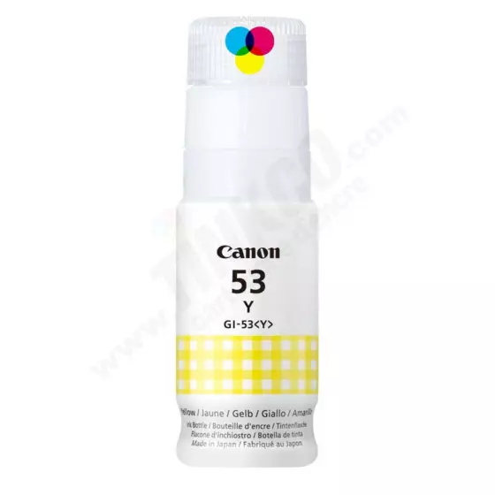 Cartouche CANON GI-53Y (GI53Y) jaune - cartouche d'encre de marque CANON