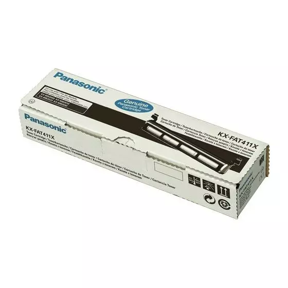 Panasonic KX-FAT411X - Toner de marque Panasonic KX-FAT411X noir (2000 pages)