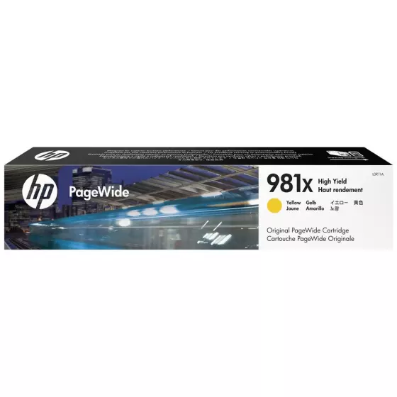Cartouche HP 981X / L0R11A (L0R11A) jaune - cartouche d'encre de marque HP