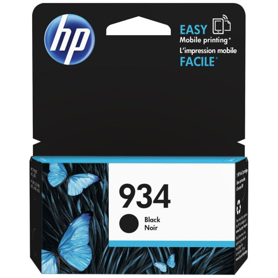 HP 934 - Cartouche de marque HP n°934 C2P19AE noire (capacité simple)