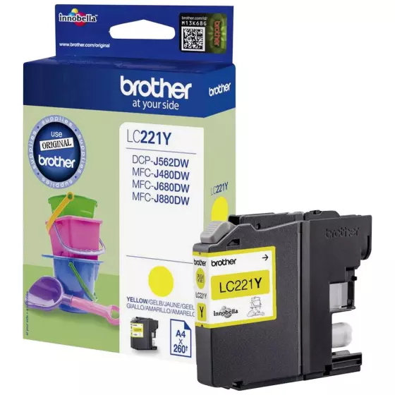 Cartouche BROTHER LC221Y...