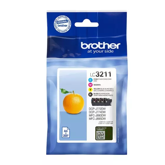 Brother LC3211 Value Pack -...