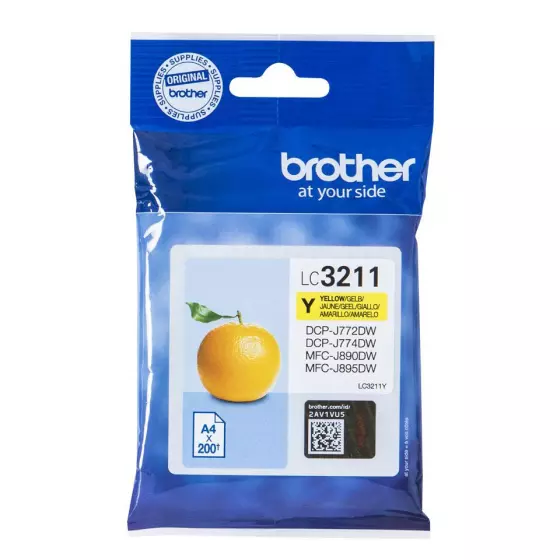 Cartouche BROTHER LC3211Y (LC3211Y) jaune - cartouche d'encre de marque BROTHER