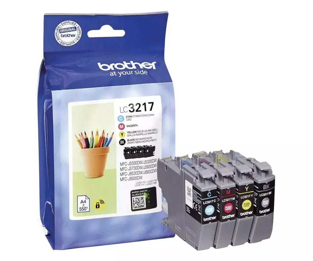 Cartouches Brother LC3219XL LC3217XL Compatible Brother MFC-J5335DW Pack de  8 LC 3217 LC 3219 - Cdiscount Informatique