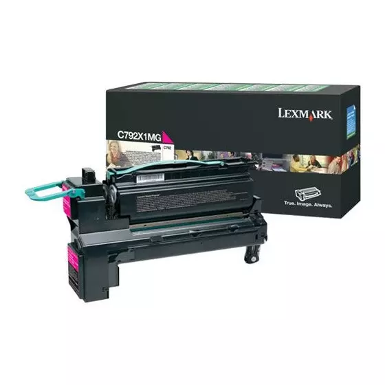 Toner LEXMARK C792X1M (0C792X1MG) magenta de 20000 pages - cartouche laser de marque LEXMARK