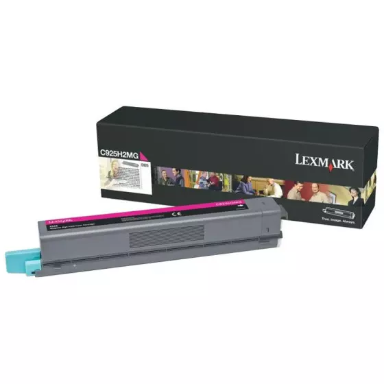 Toner LEXMARK C925H2M (0C925H2MG) magenta de 7500 pages - cartouche laser de marque LEXMARK