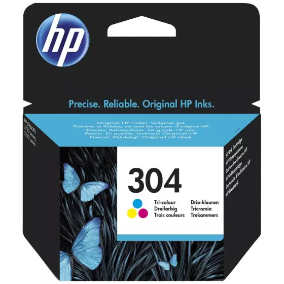 Cartouche HP 304 couleur - cartouche d'encre de marque HP N9K05AE