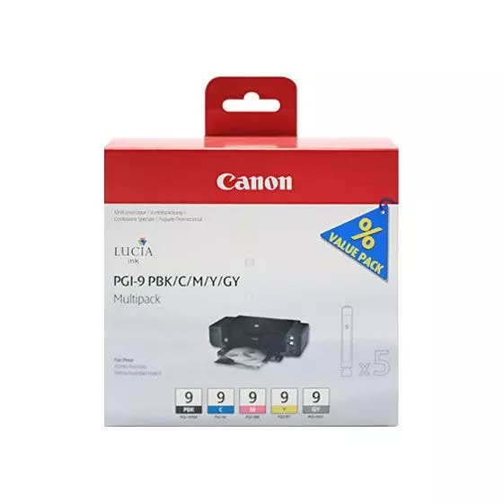 Multipack Canon 1034B013 - Pack de 5 cartouches de marque Canon PGI-9