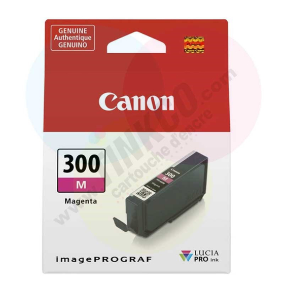 Canon PFI-300M Magenta, Cartouche de marque Canon PFI-300M / 4195C001 Magenta - 14,4ml