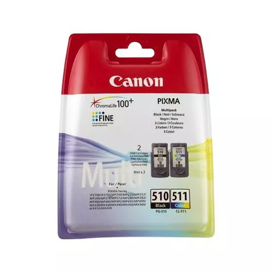 Canon PG-510/CL-511 - Multipack de marque Canon 2970B010 noir et couleur